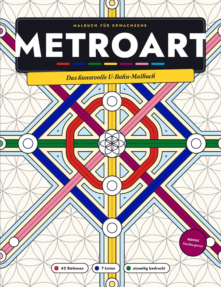 MetroArt – Das kunstvolle U-Bahn-Malbuch